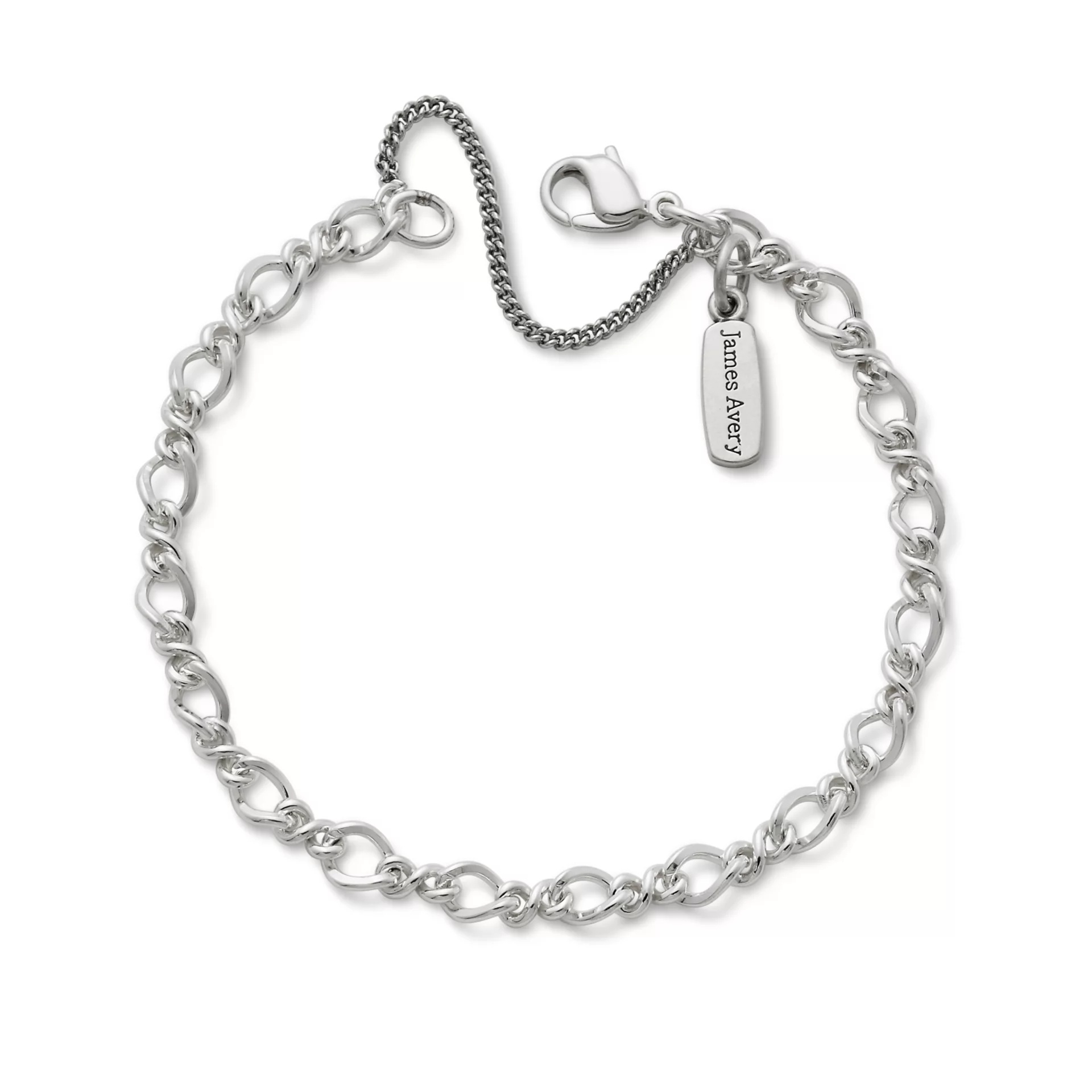 Medium Twist Charm Bracelet