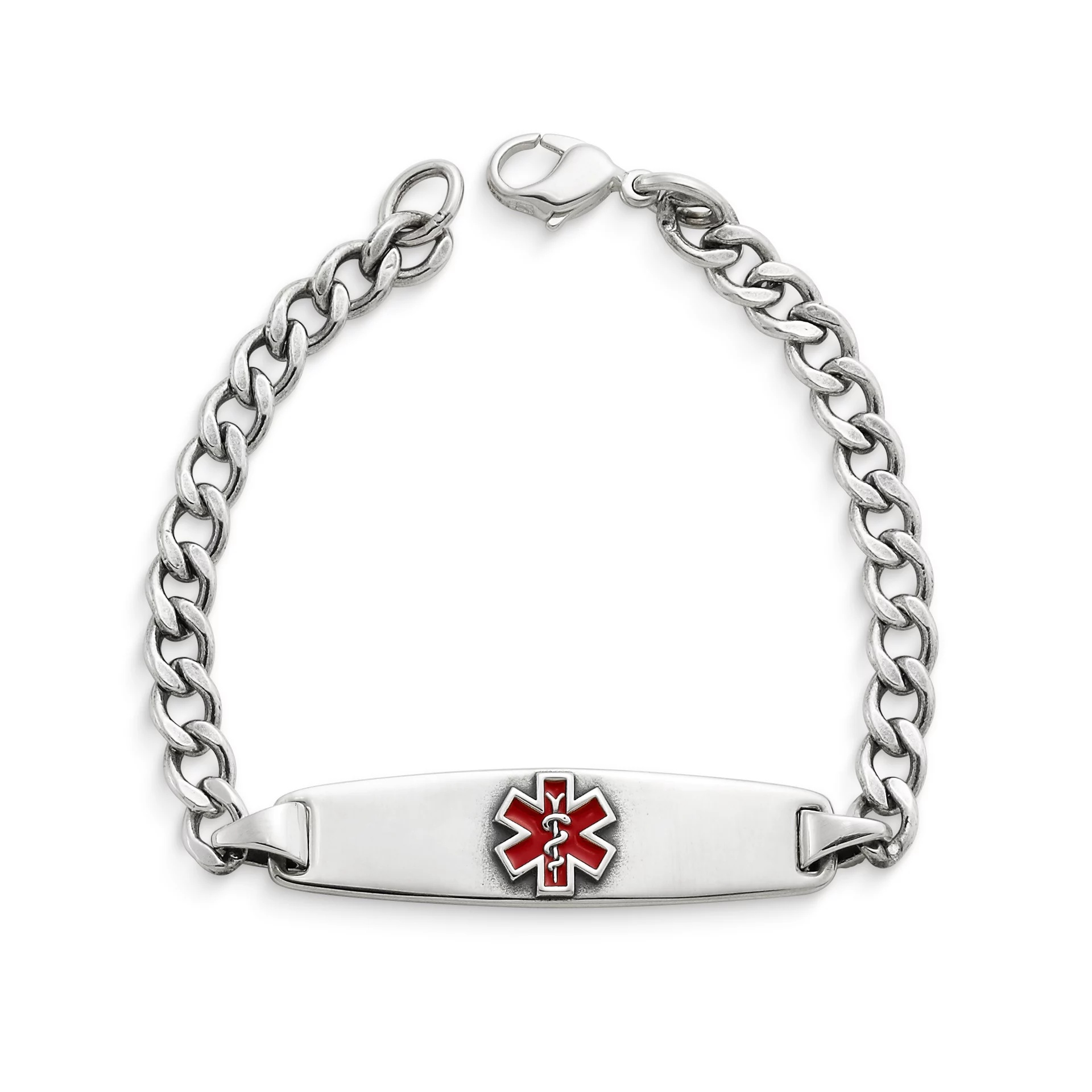 Enameled Medical Alert Bracelet