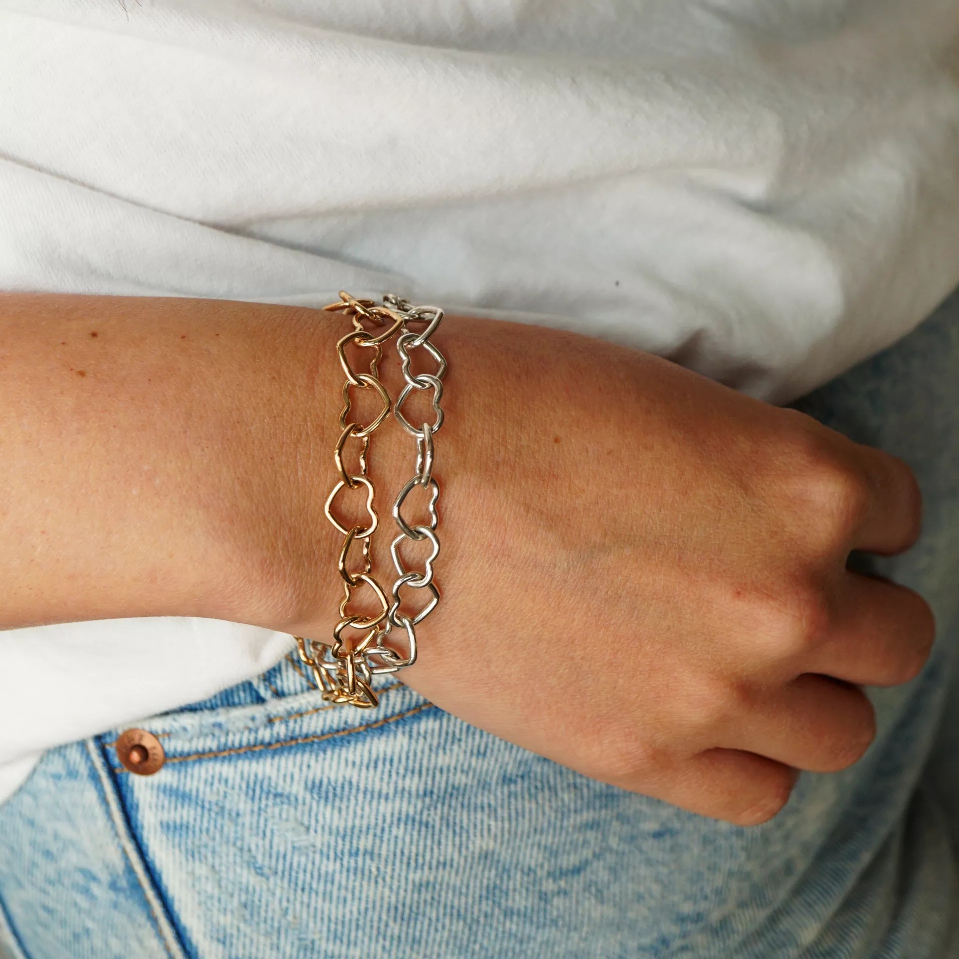 Connected Hearts Charm Bracelet - Image 4