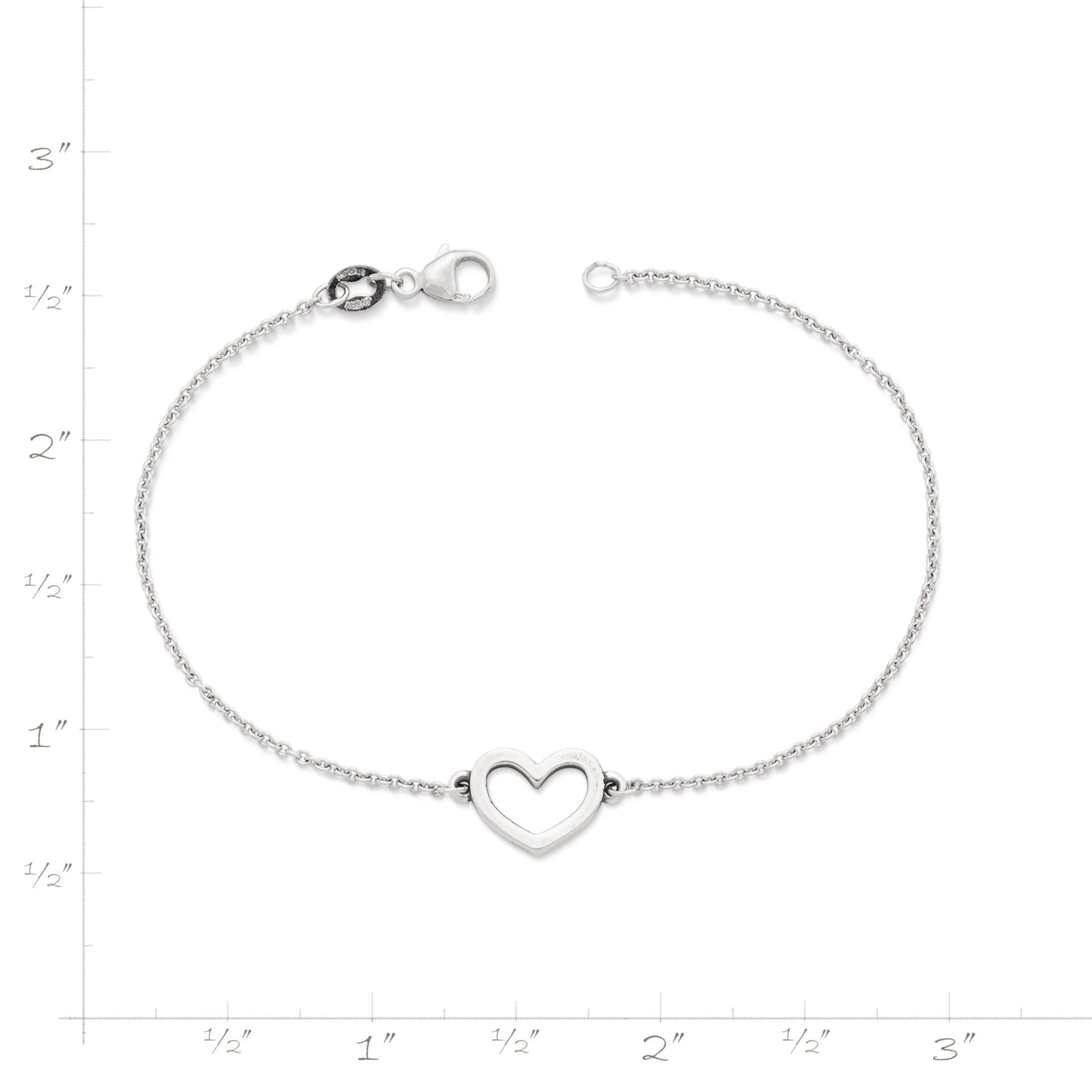 Petite Heart Link Bracelet - Image 2