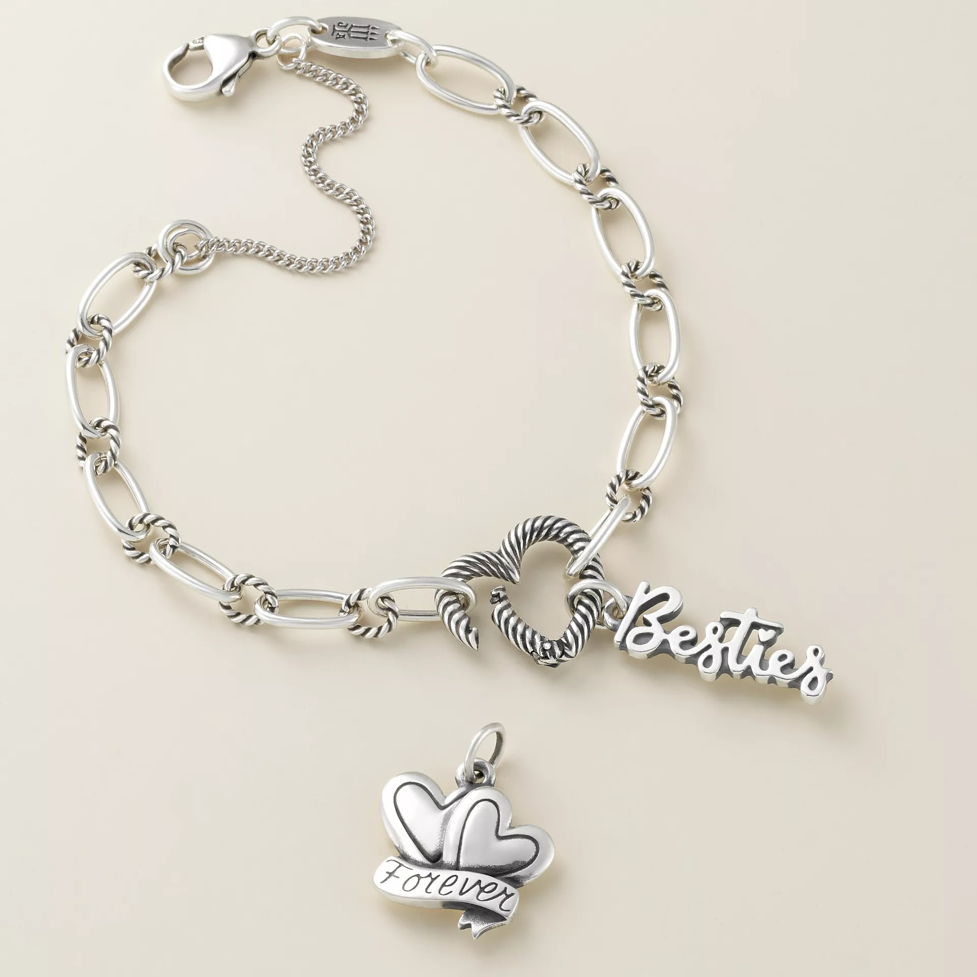 Changeable Heart Charm Bracelet - Image 3
