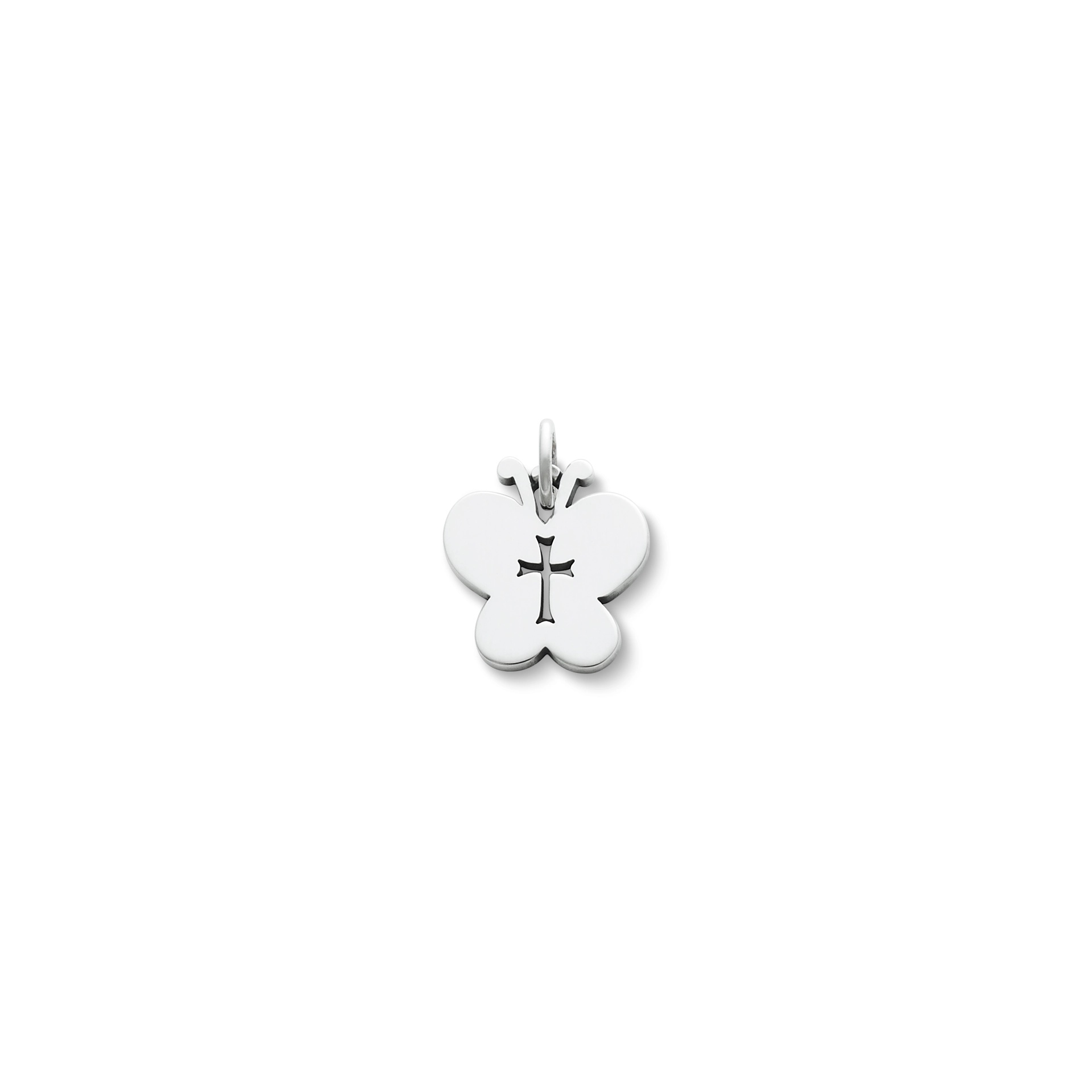 Crosslet Butterfly Charm