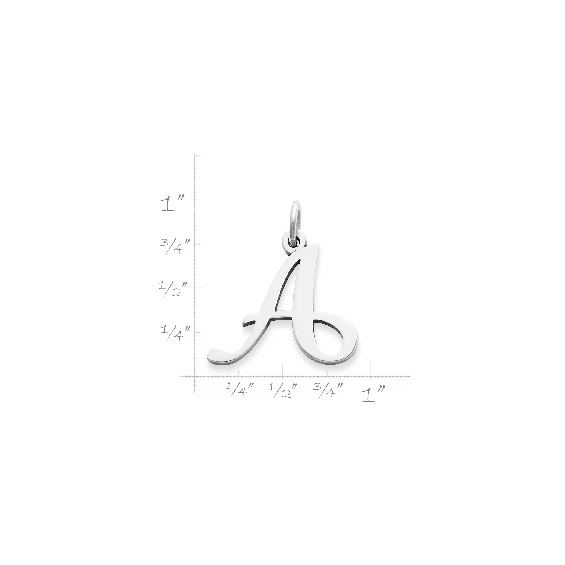 Large Script Initial Charm - Image 3