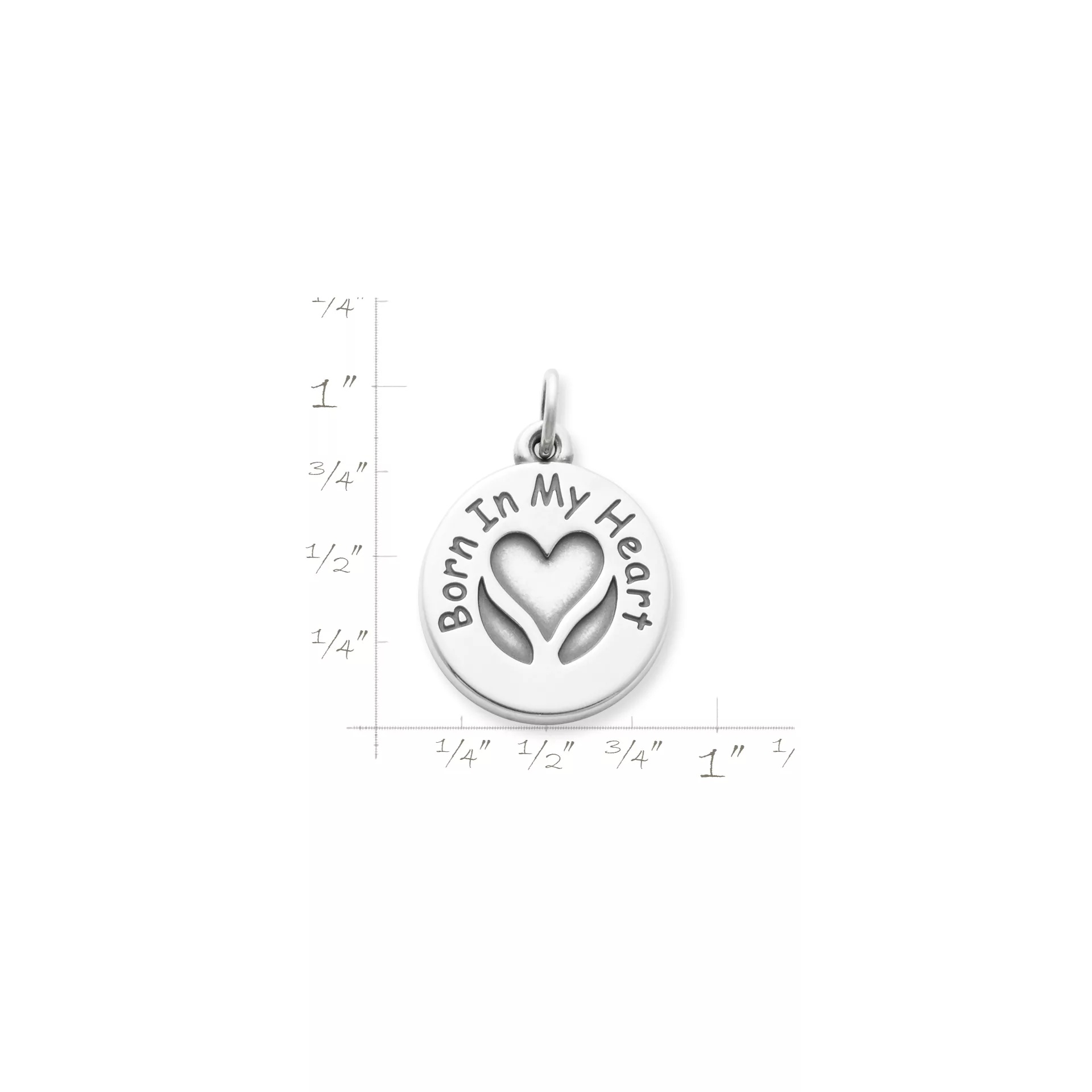 Born In My Heart Adoption Charm - Image 2