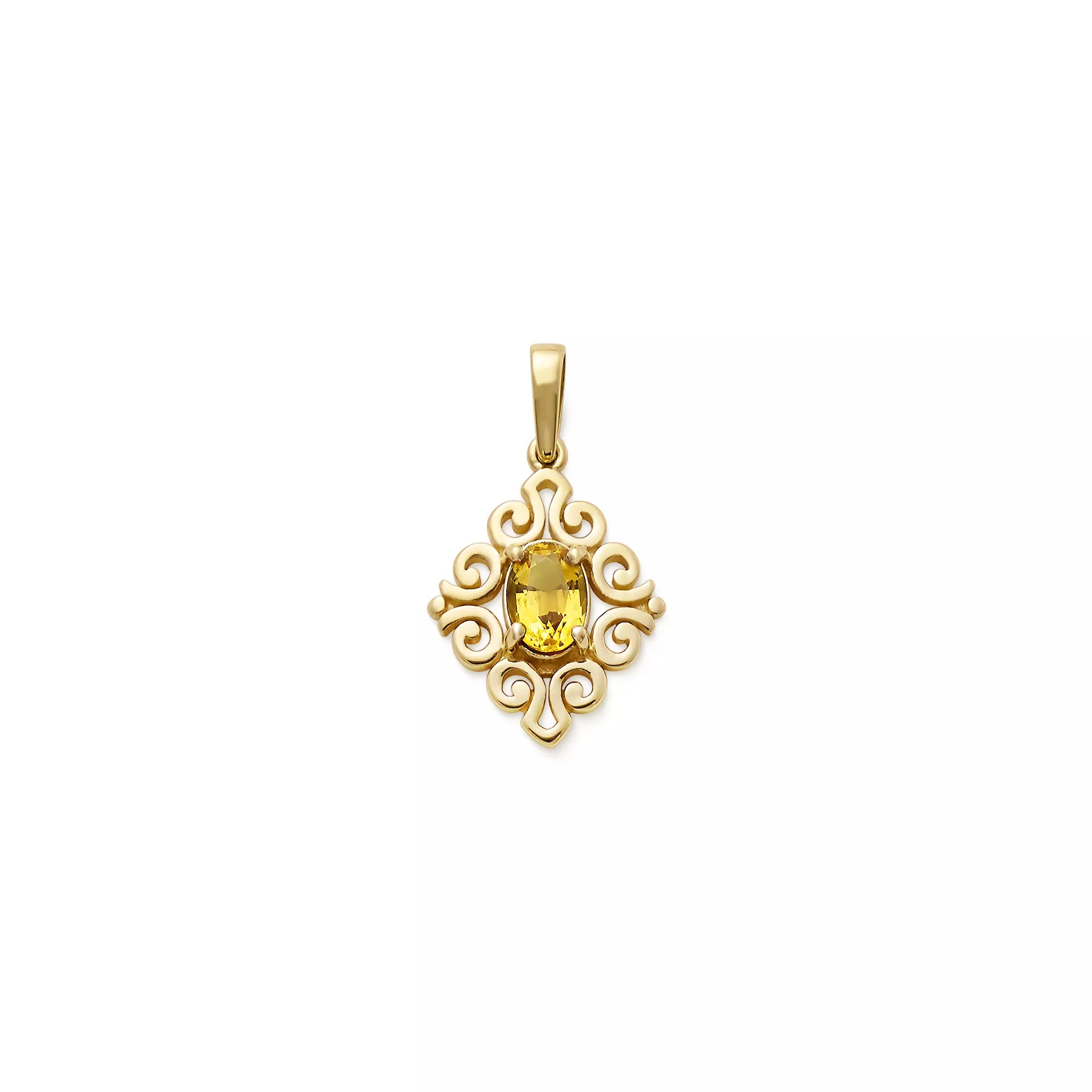 Spanish Lace Birthstone Pendant