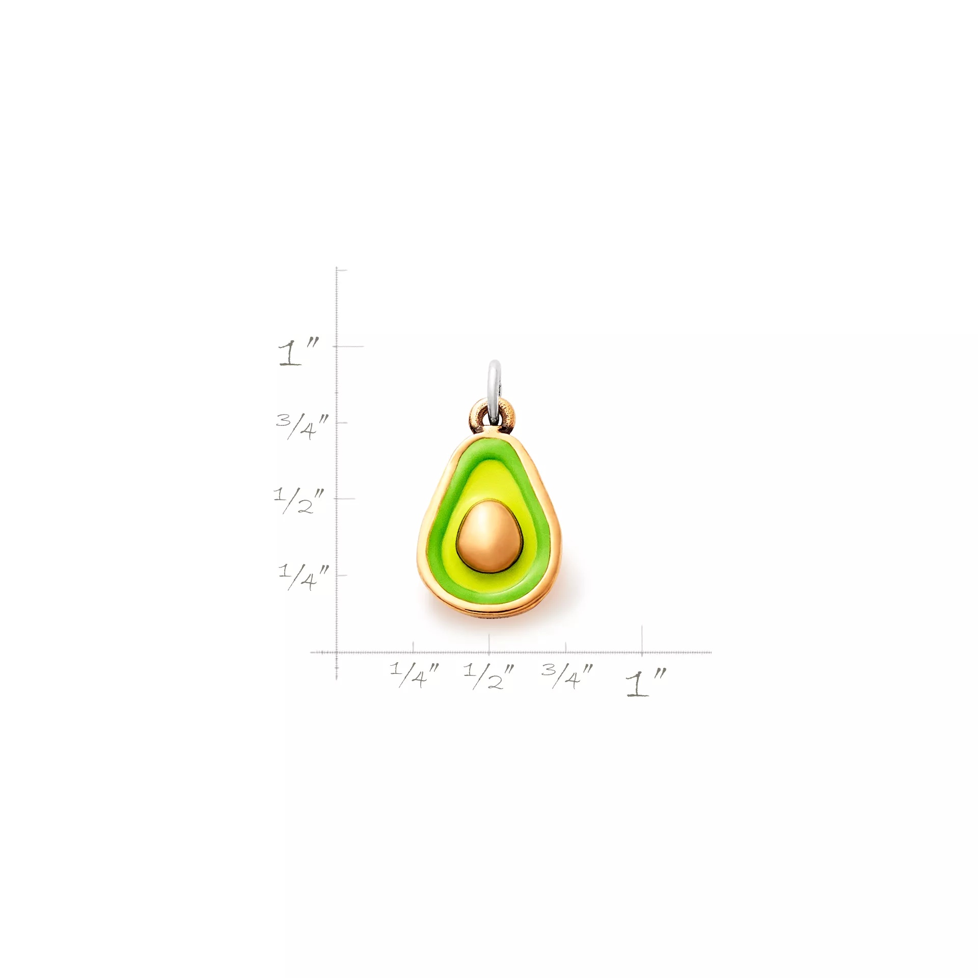Enamel Avocado Charm - Image 5