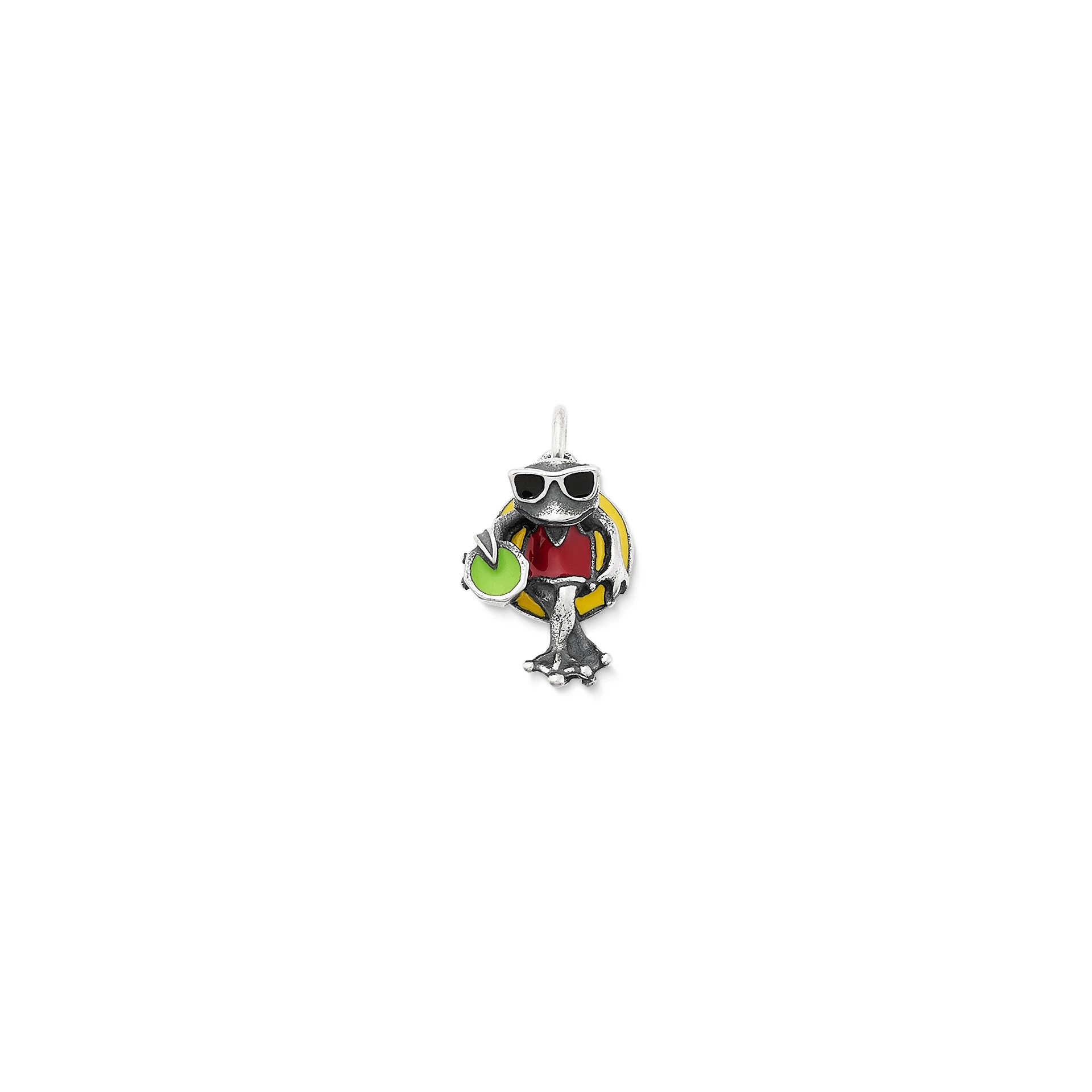 Enamel Party Frog Charm
