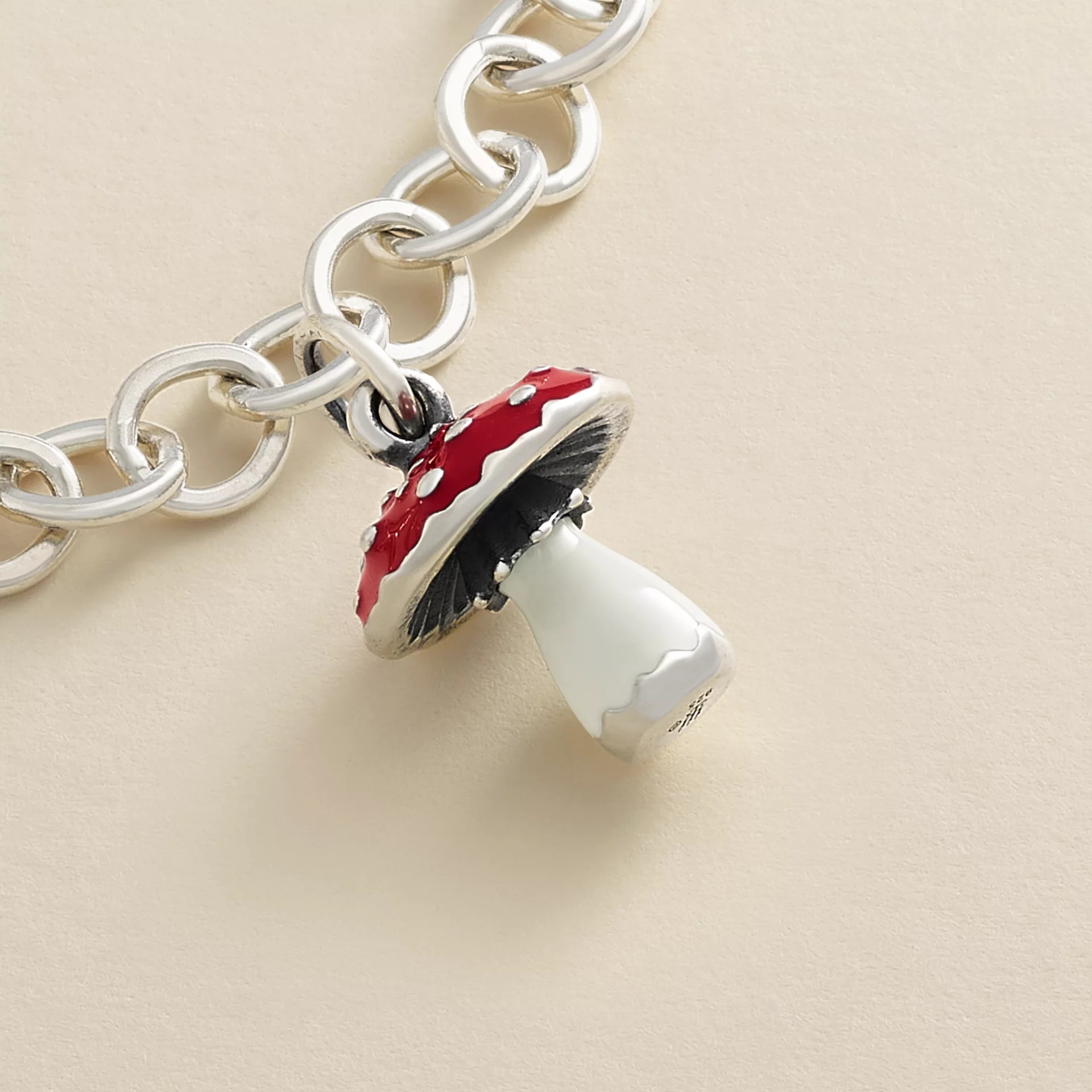 Enamel Mushroom Charm - Image 2