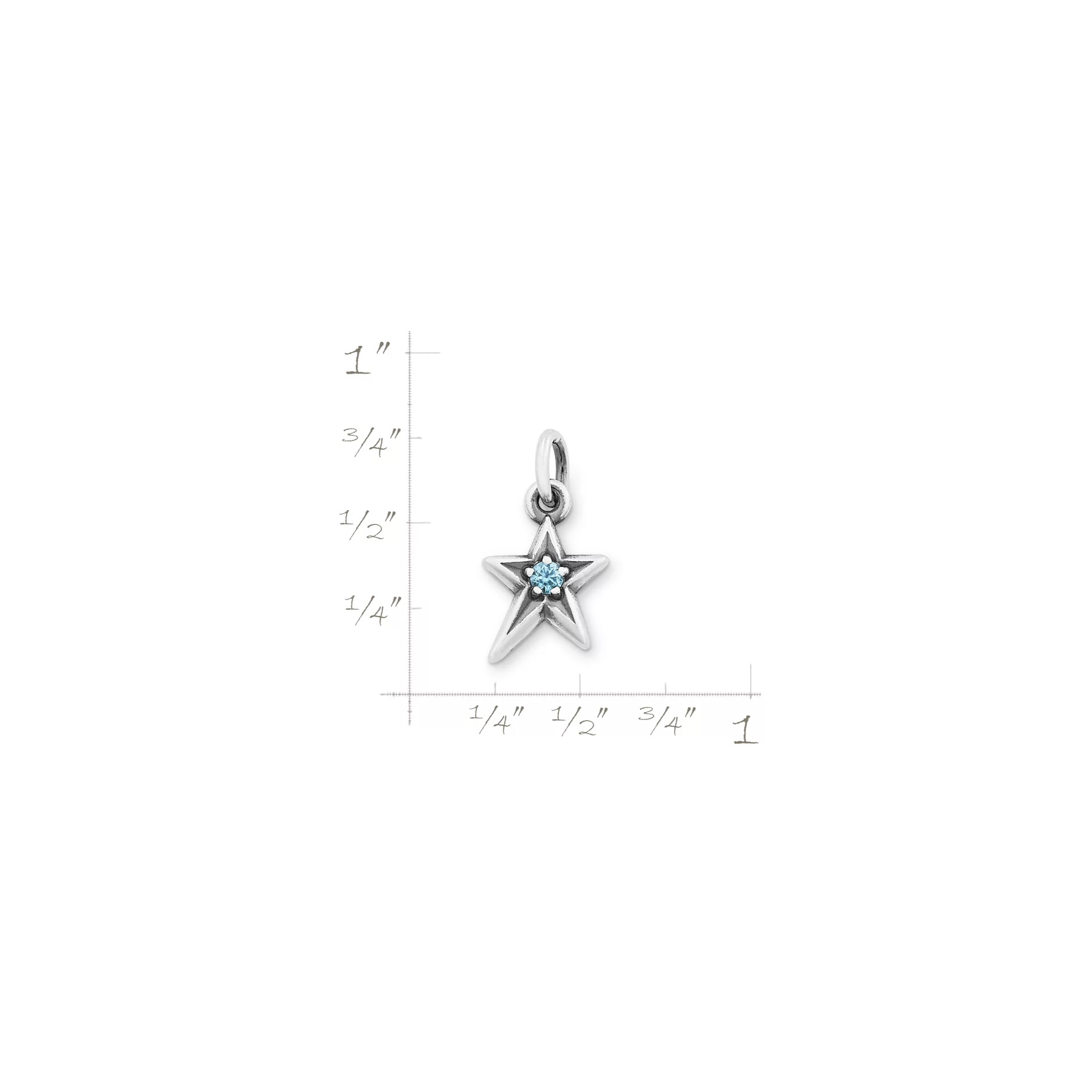 Shining Star Birthstone Charm - Image 4