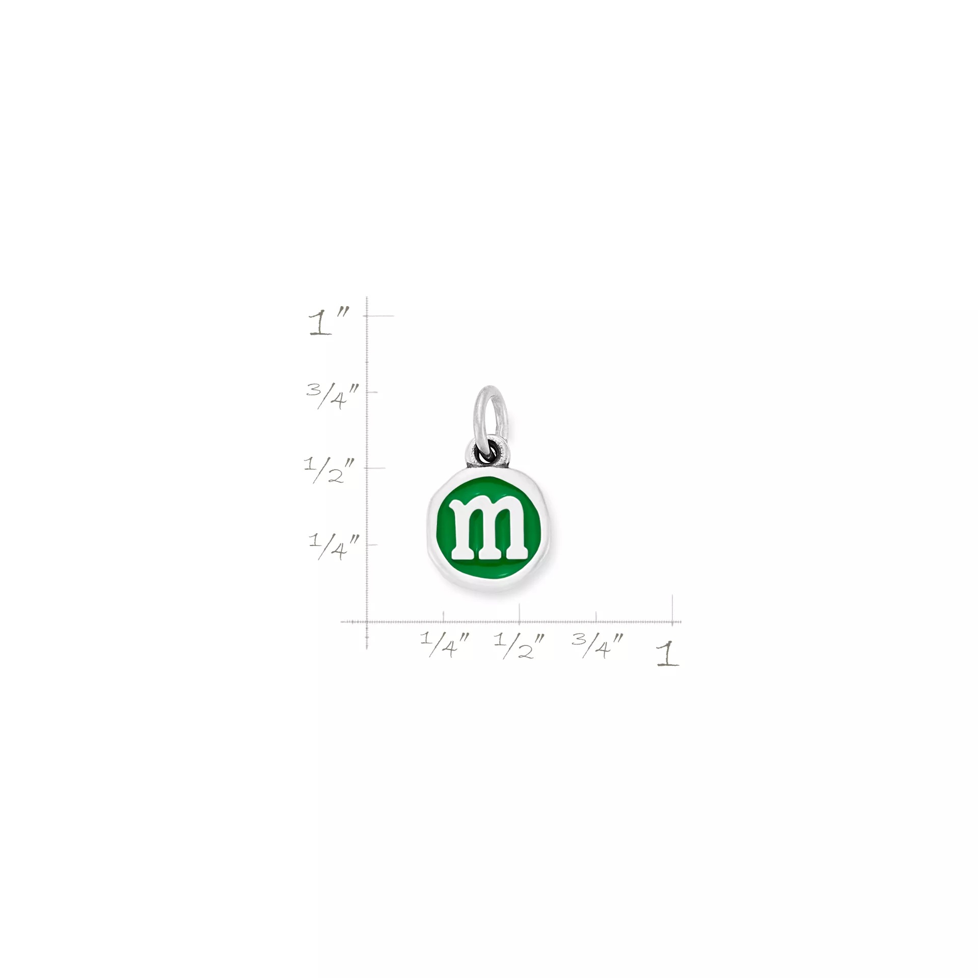 Enamel Initial Disc Charm - Image 4