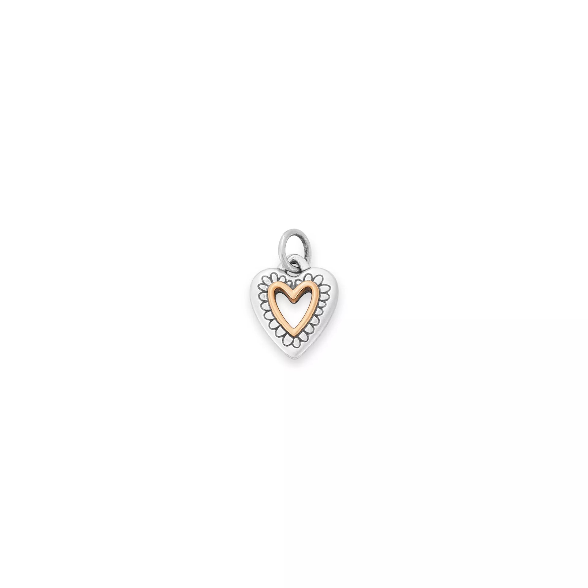 Petite Framed Heart Charm