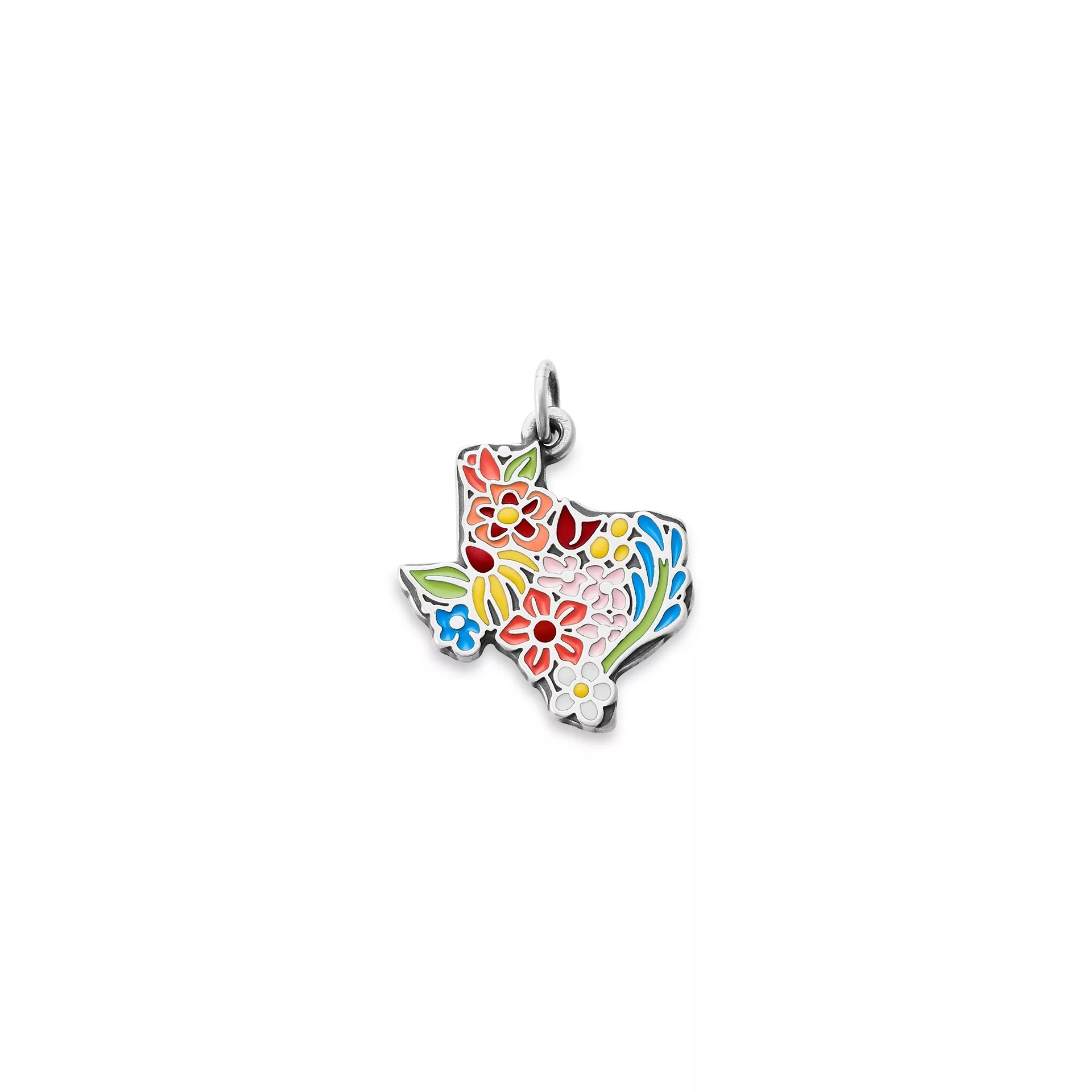 Enamel Texas Wildflower Charm
