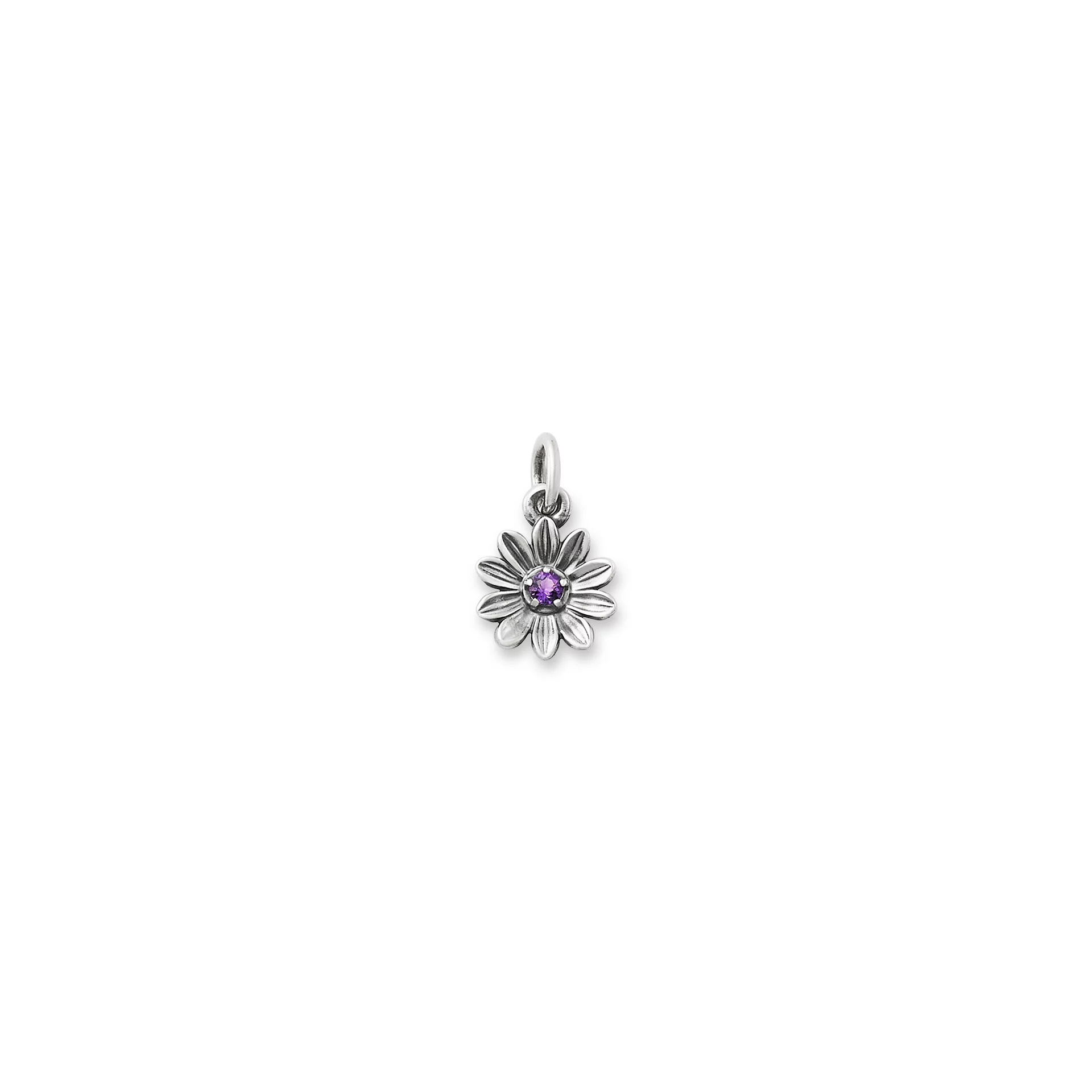 Floral Gemstone Charm