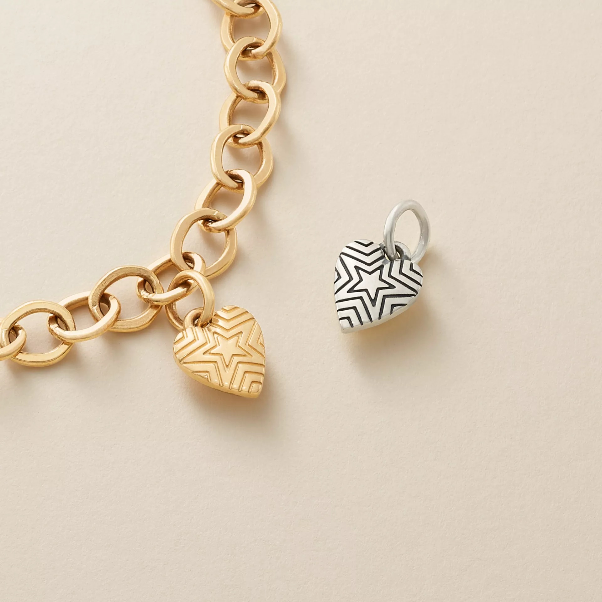 Radiant Star Mini Heart Charm - Image 3