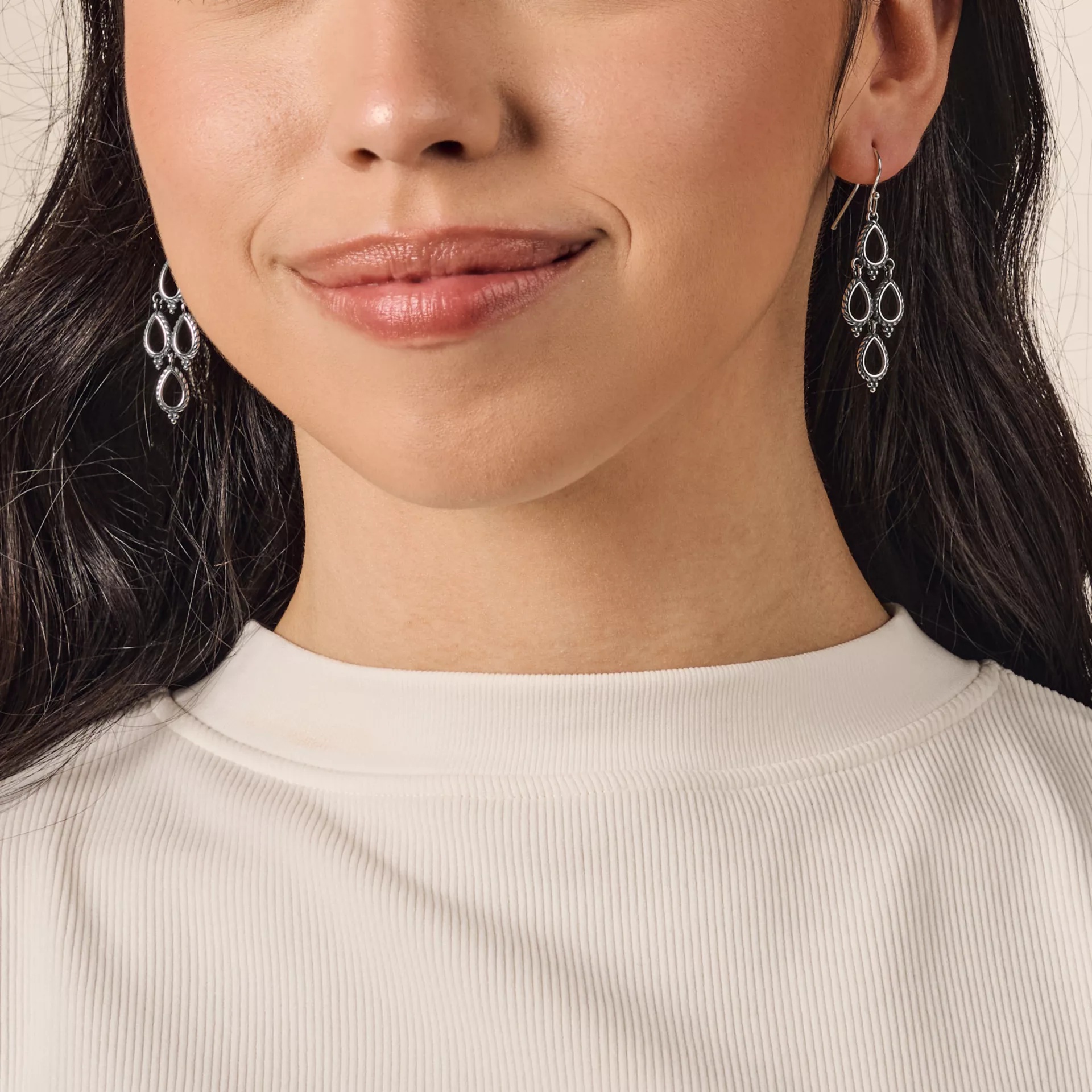 Delicate Cascade Dangle EarShop All Rings - Image 3