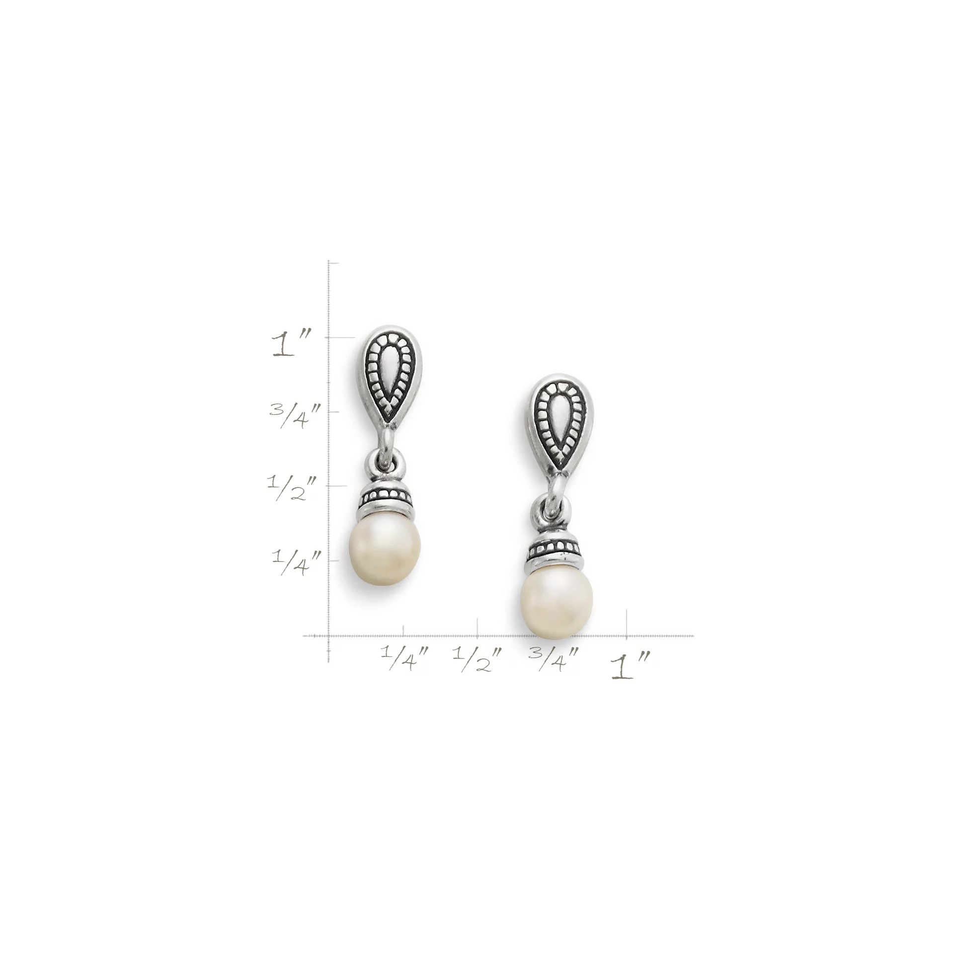 Vintage Cultured Pearl Drop EarShop All Rings - Image 2