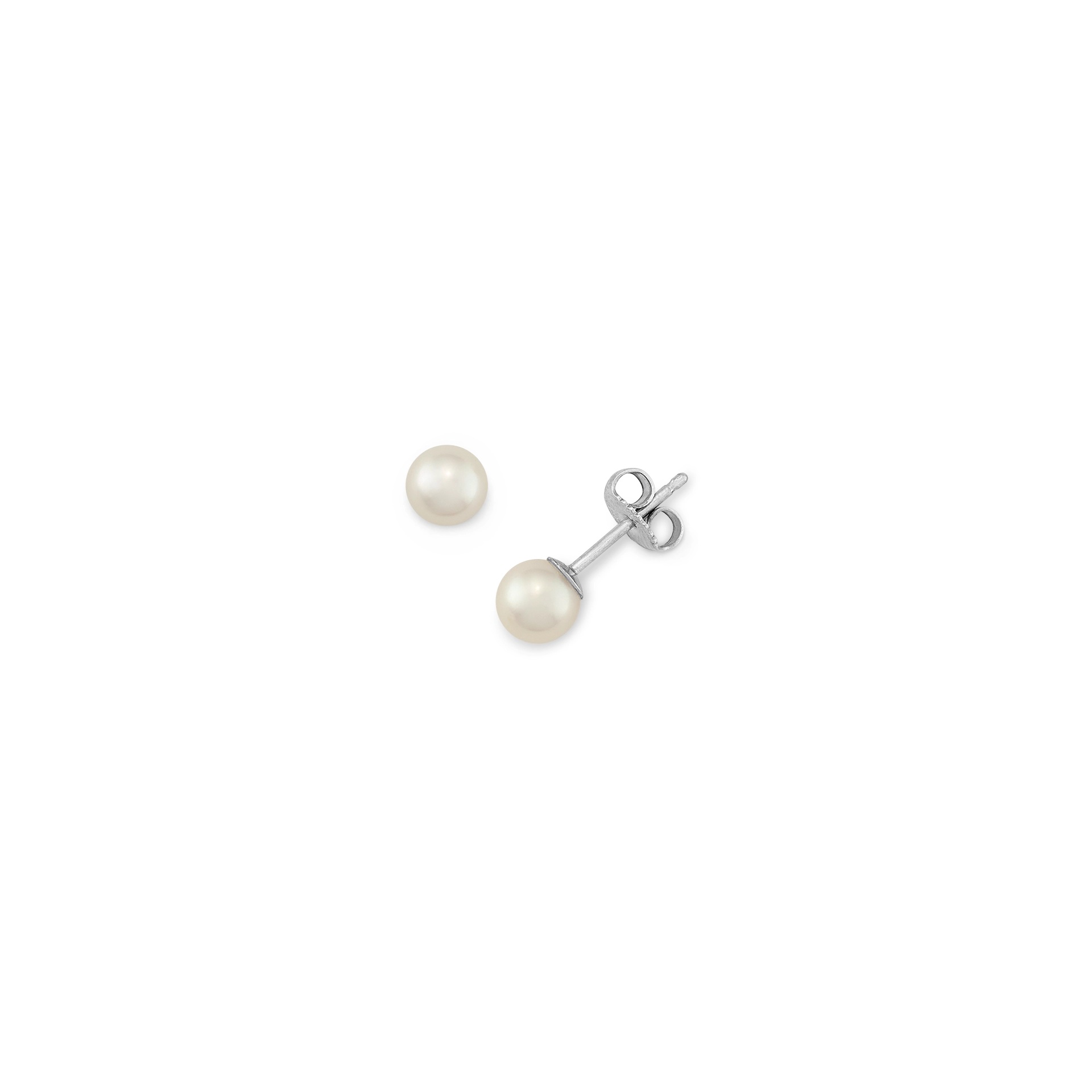 Round Gemstone Studs