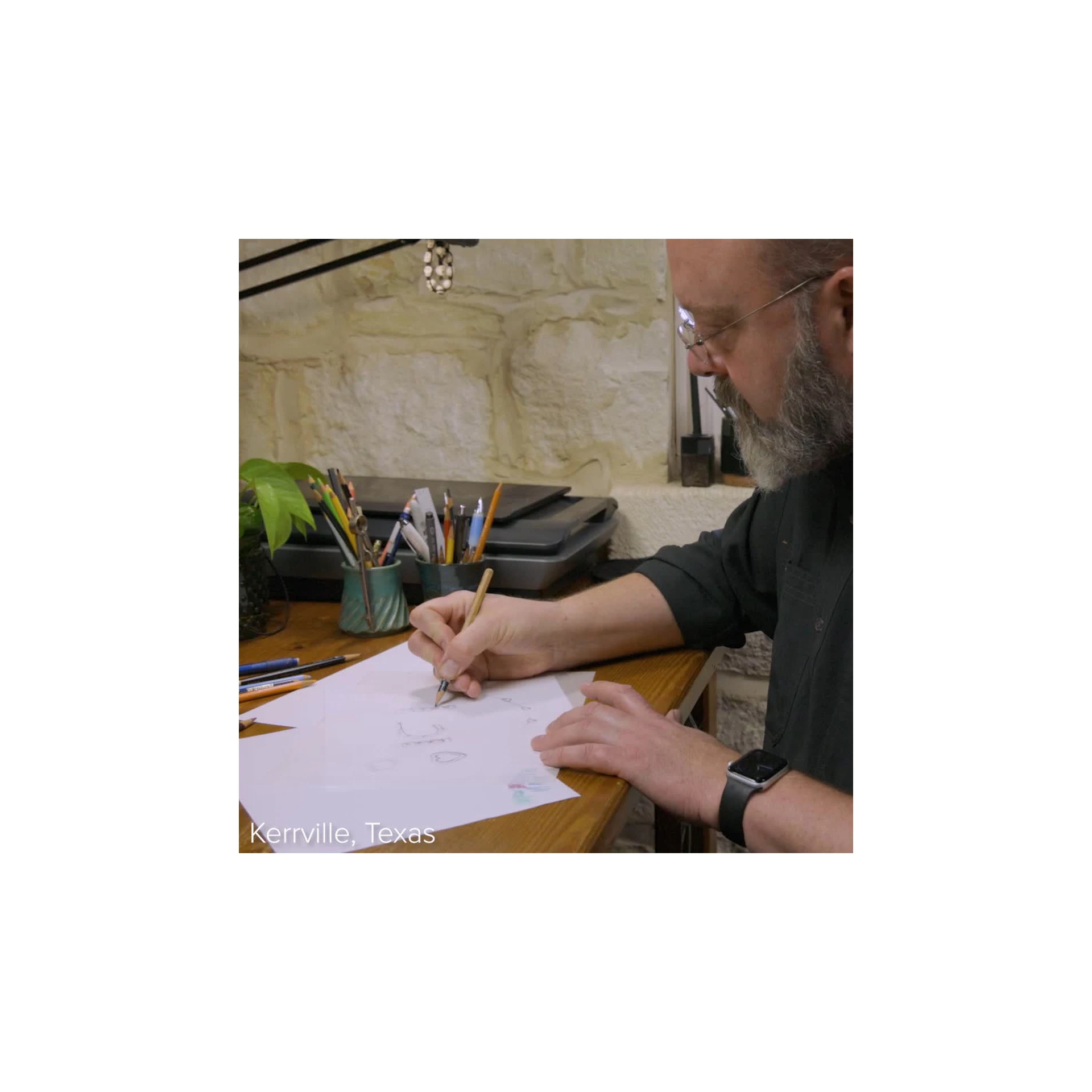 Enamel Connected Hearts Necklace - Image 6