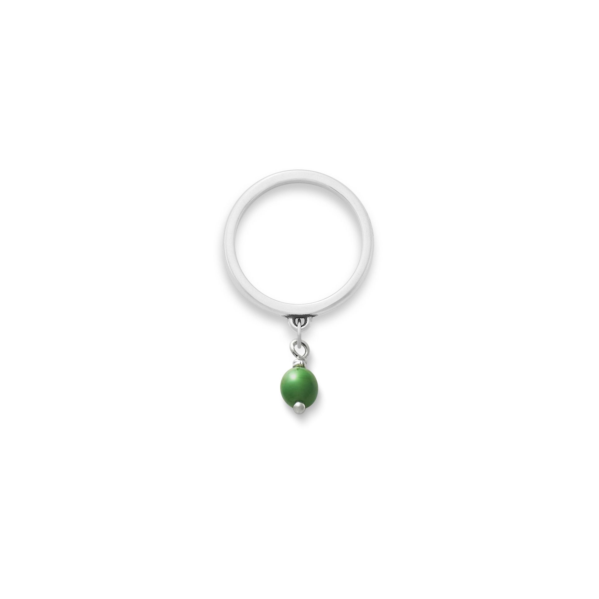 Glass Enhancer Bead Dangle Ring