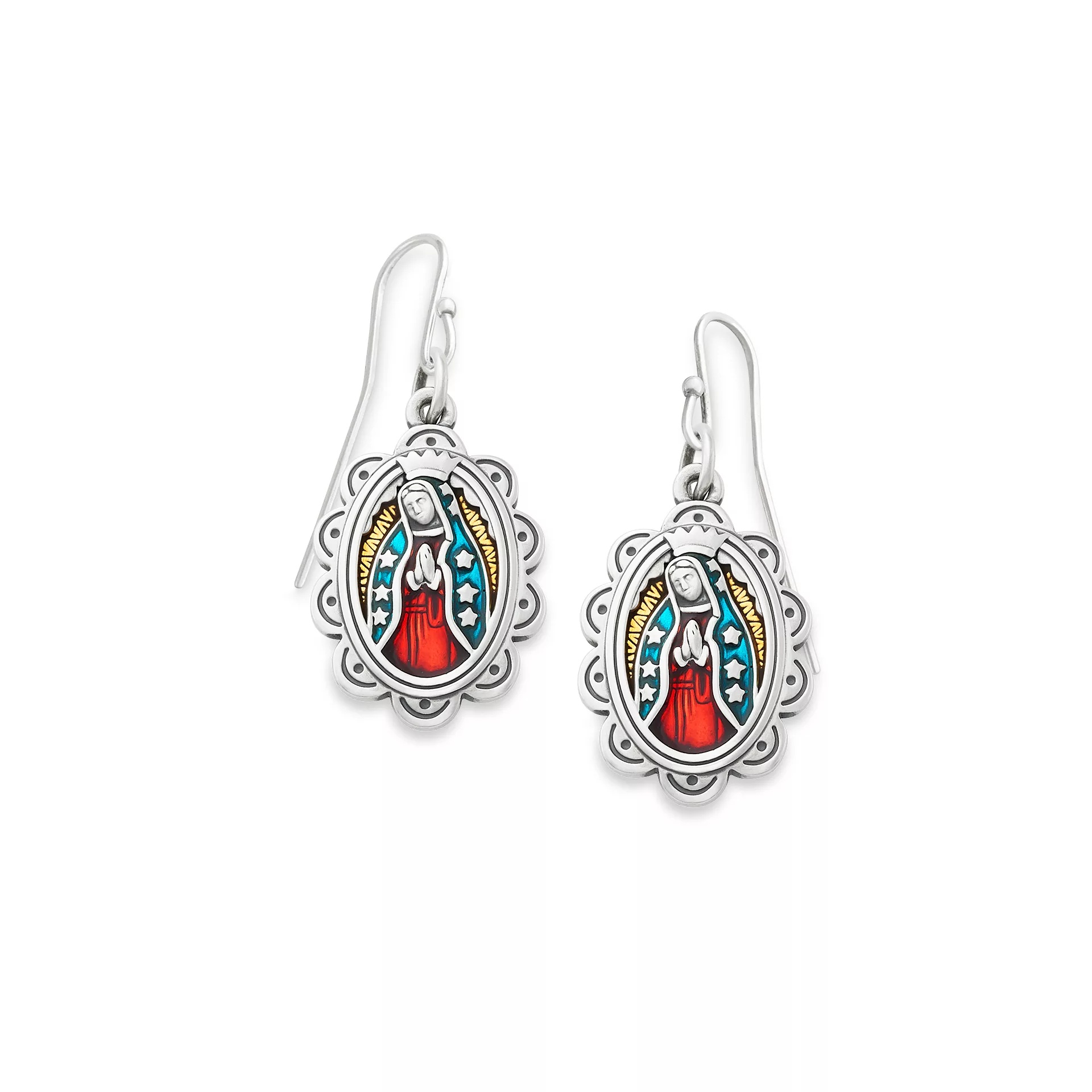 Enamel Virgin of Guadalupe EarShop All Rings