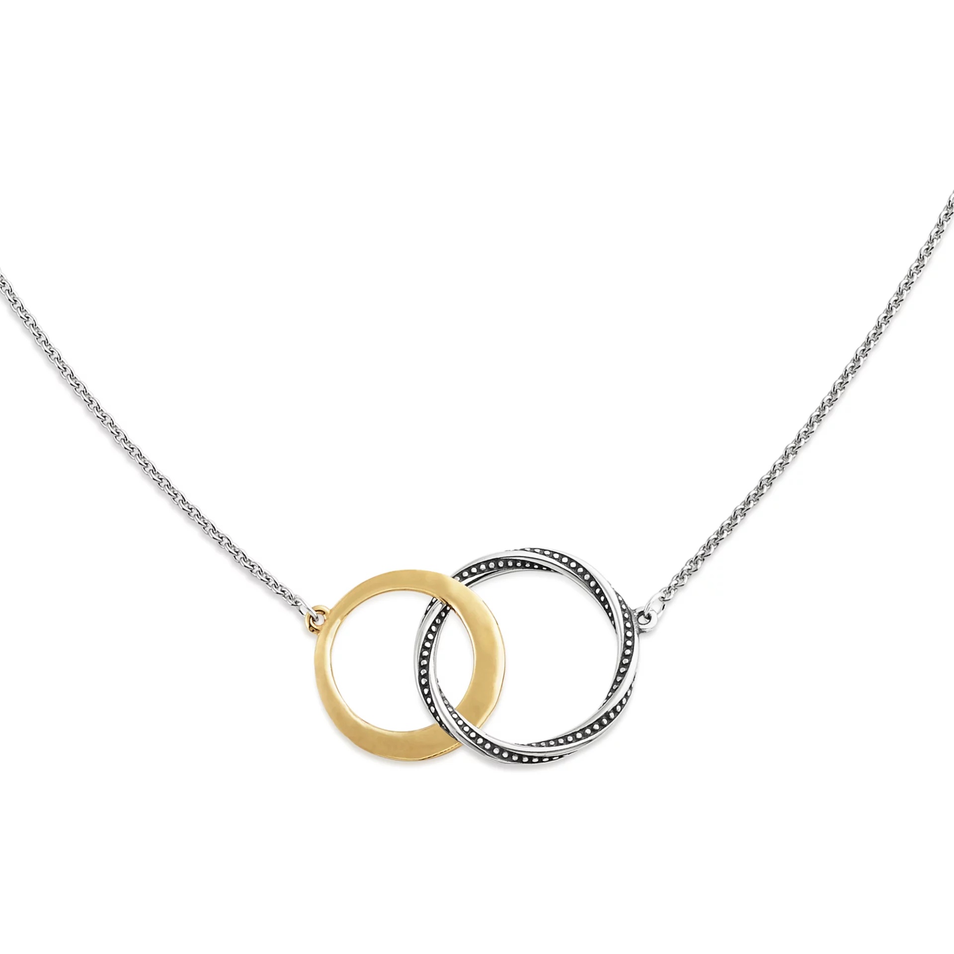 Connected Circles Necklace