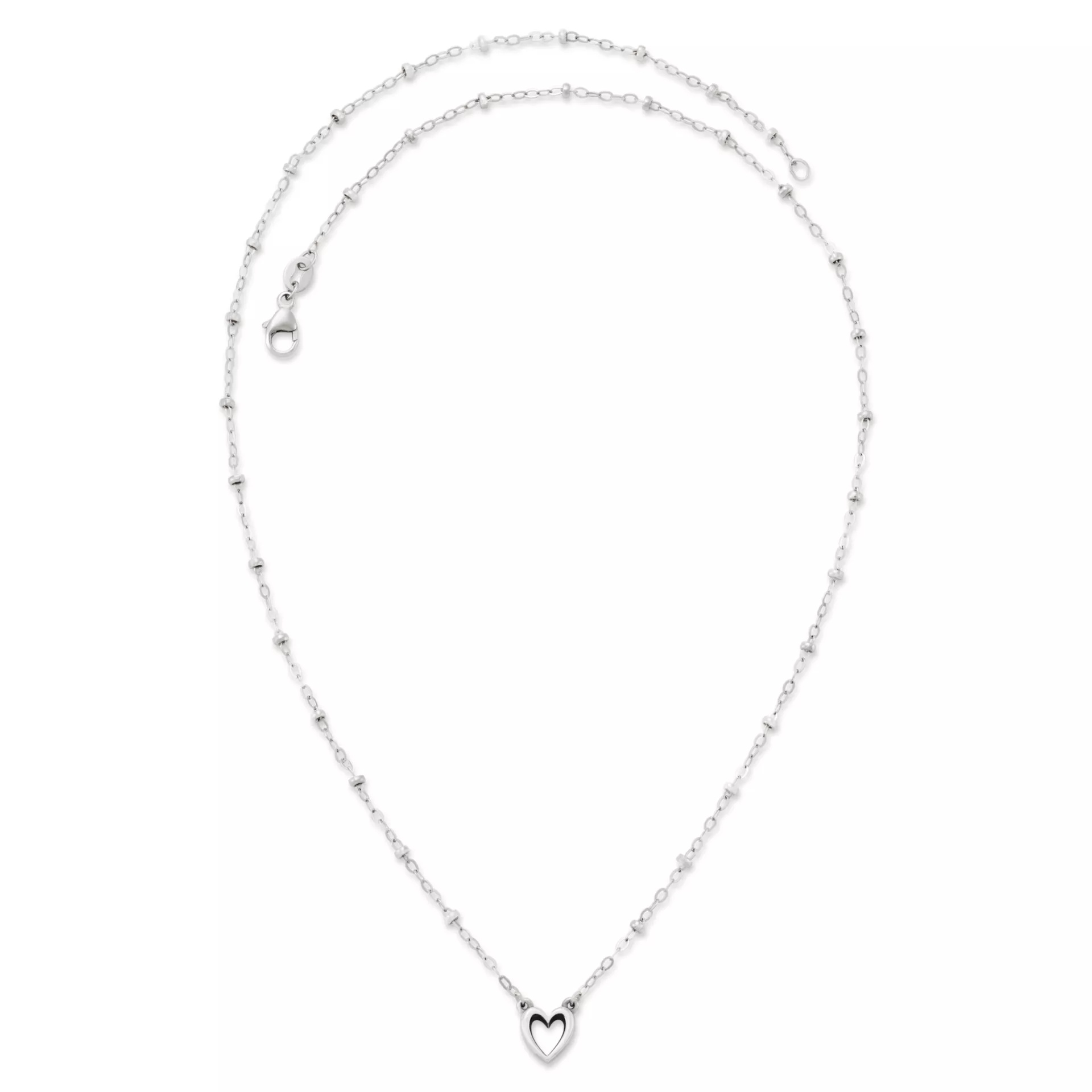 Delicate Heart Beaded Necklace - Image 2