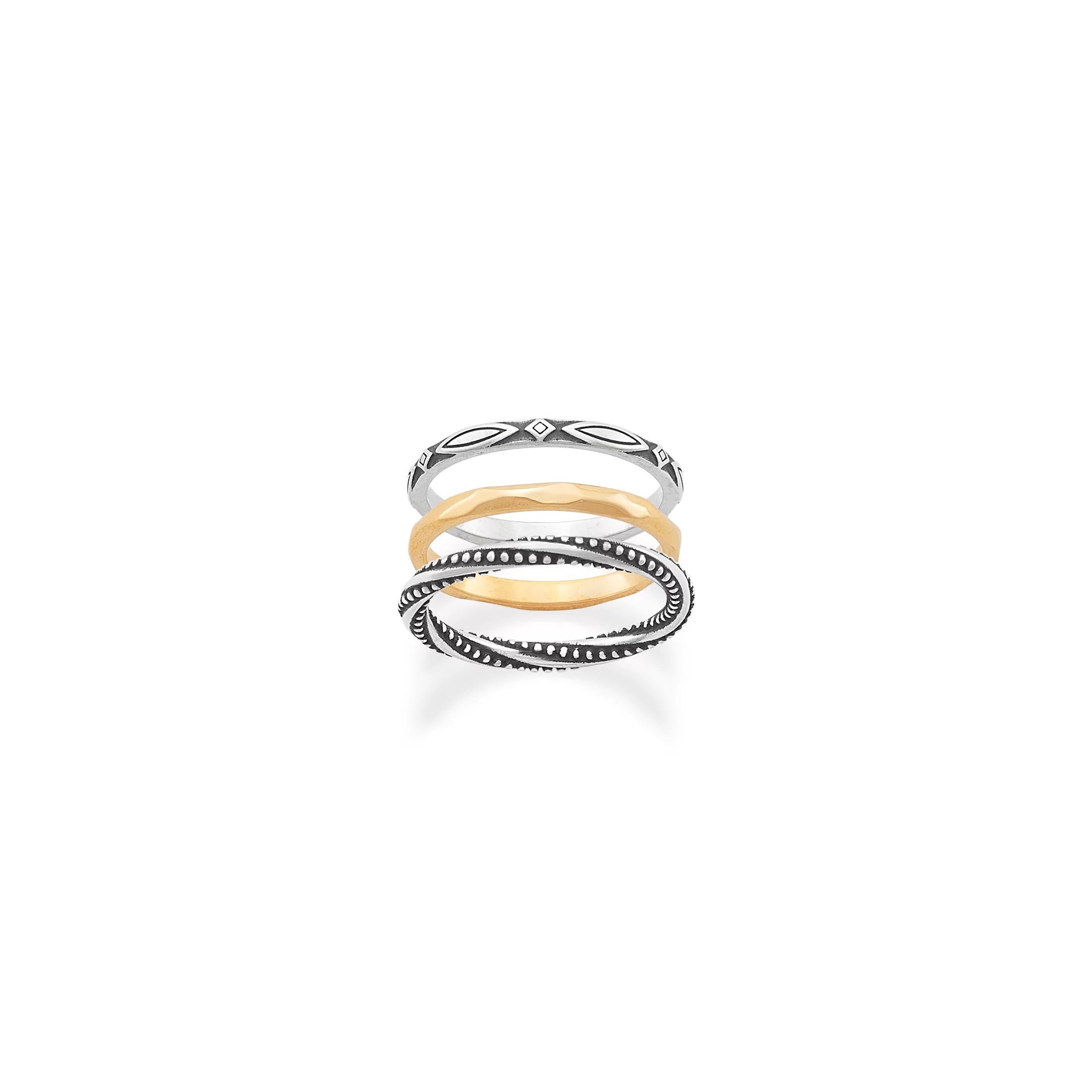 Connected Circles Ring Set