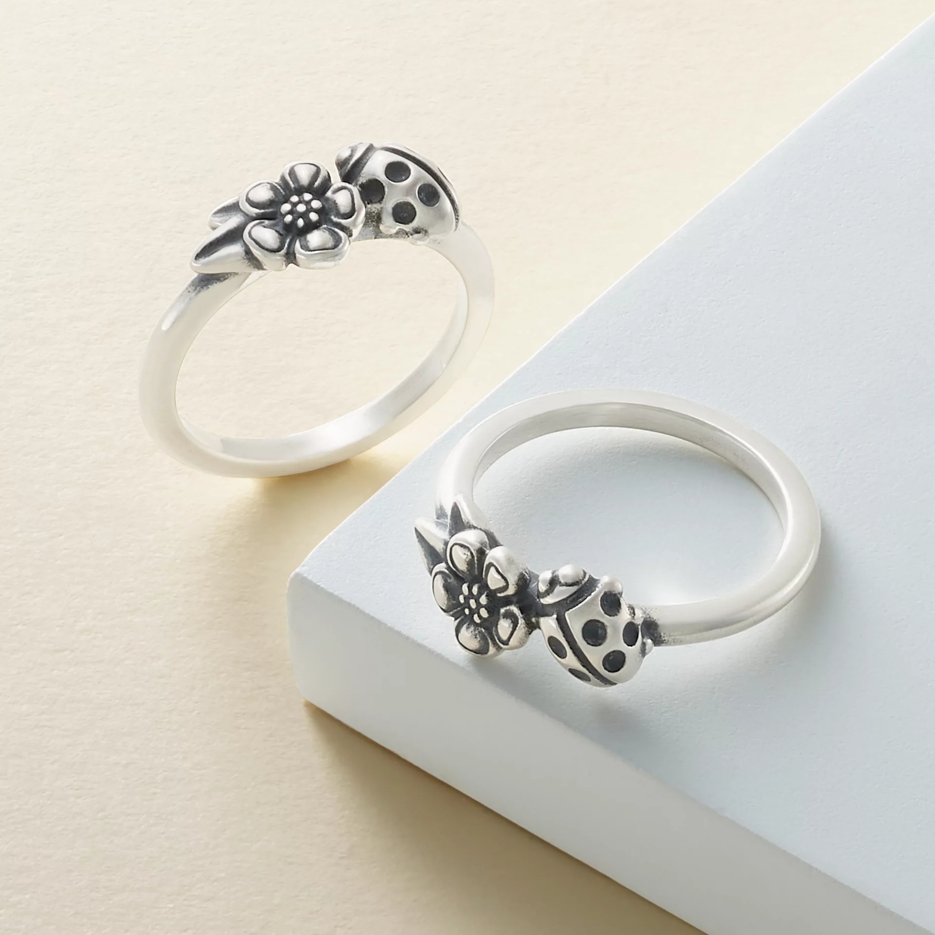 Ladybug and Flower Ring - Image 2