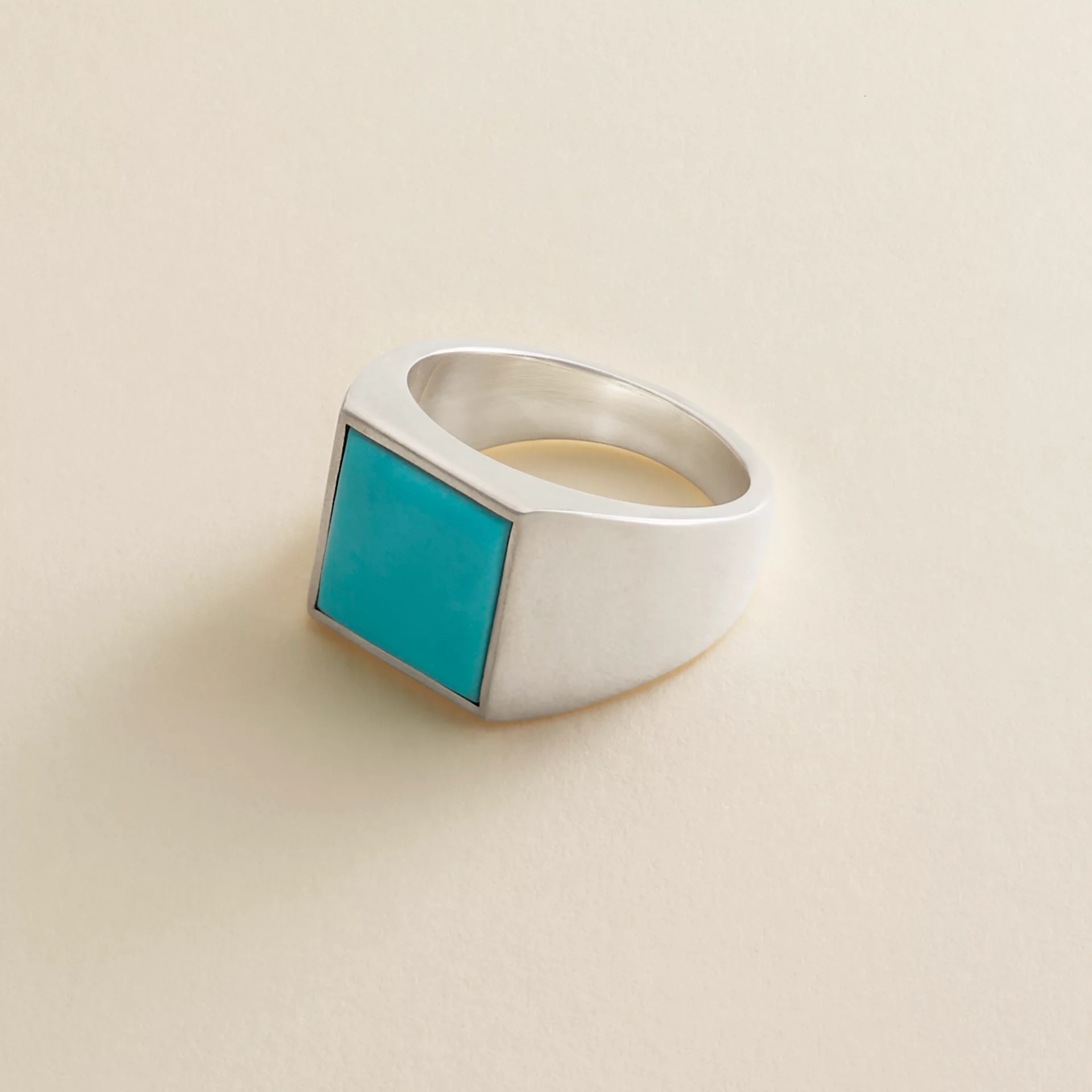 Classic Gemstone Signet Ring - Image 2
