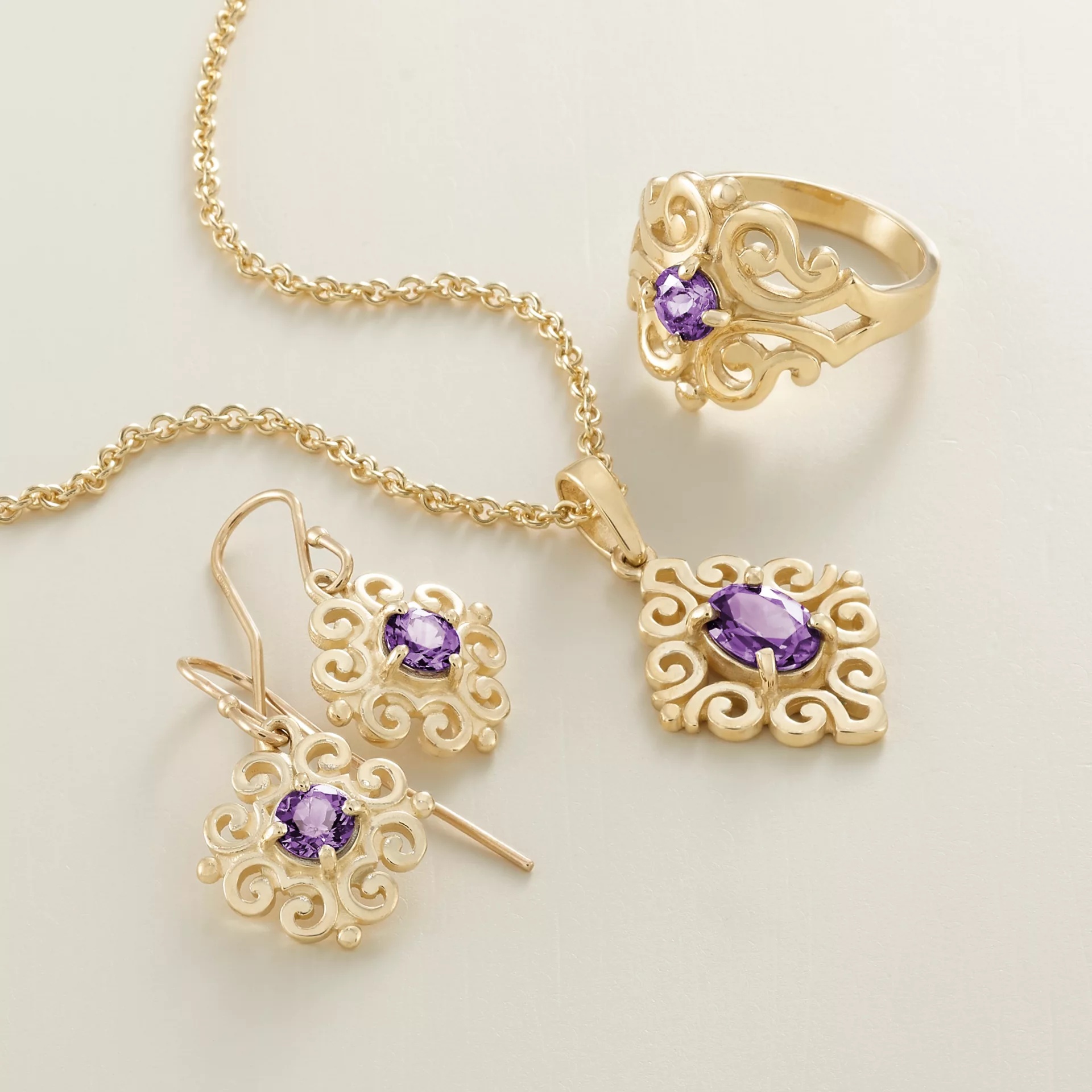 Spanish Lace Birthstone Pendant - Image 2