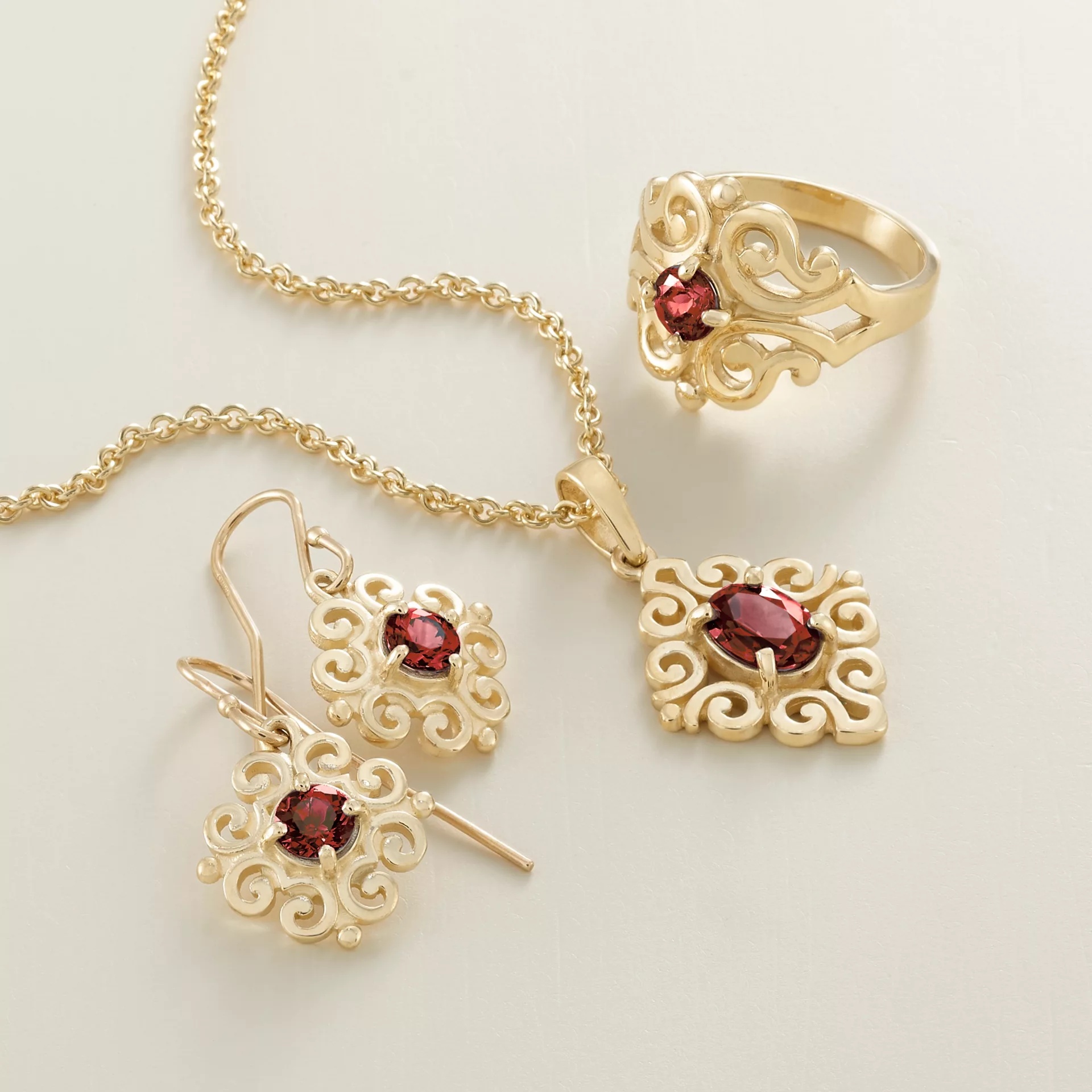 Spanish Lace Birthstone Pendant - Image 2