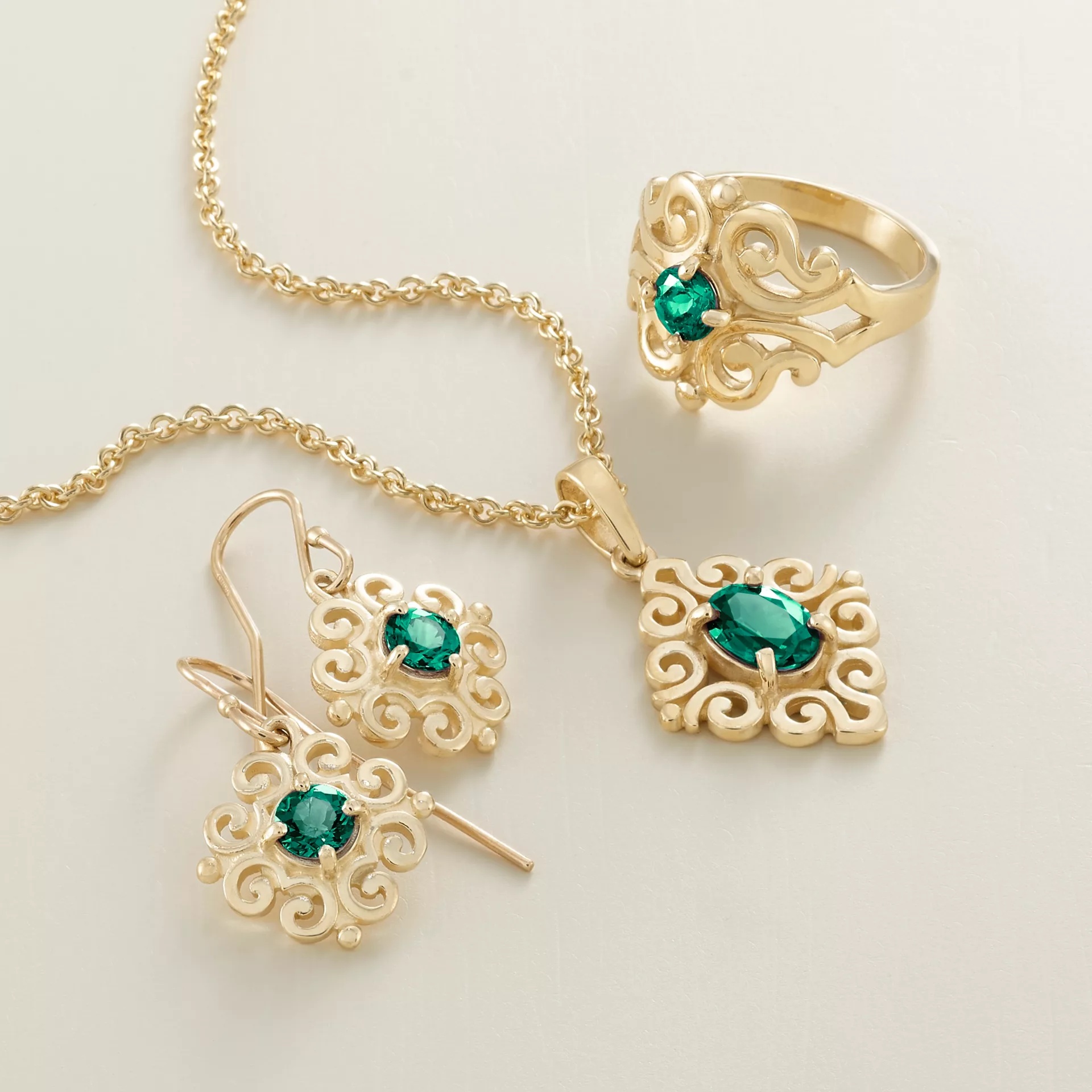 Spanish Lace Birthstone Dangle EarShop All Rings - Image 2