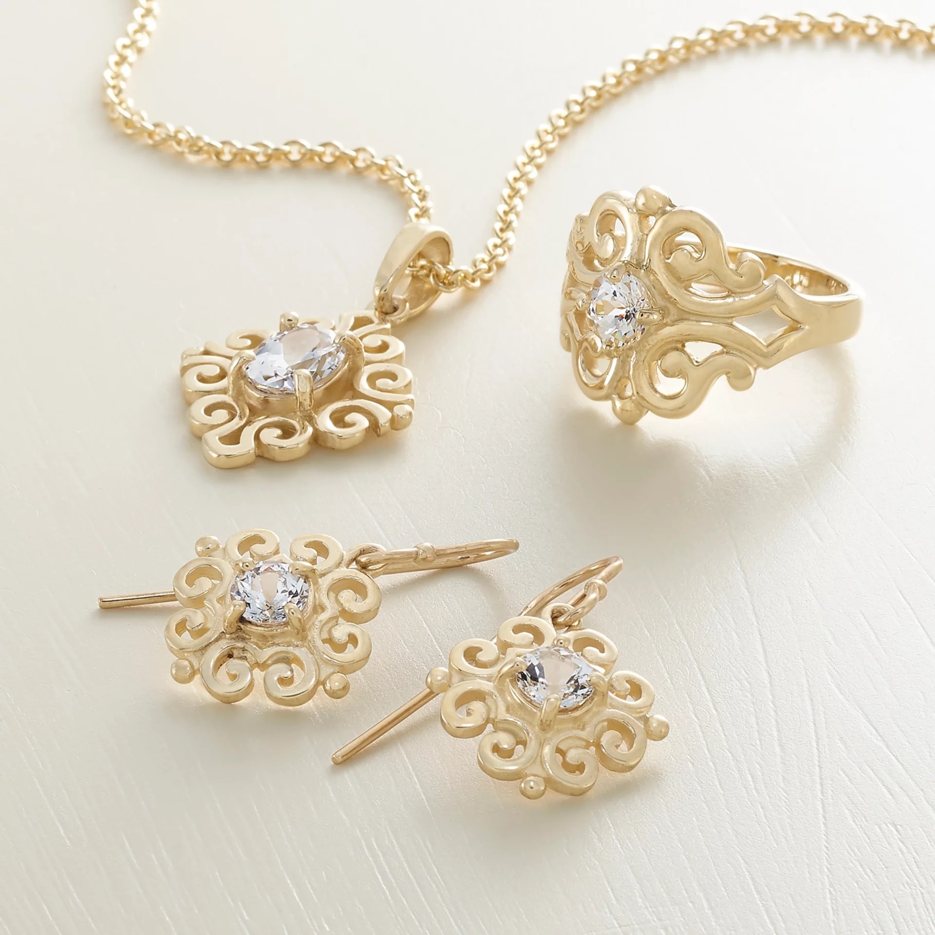 Spanish Lace Birthstone Pendant - Image 2